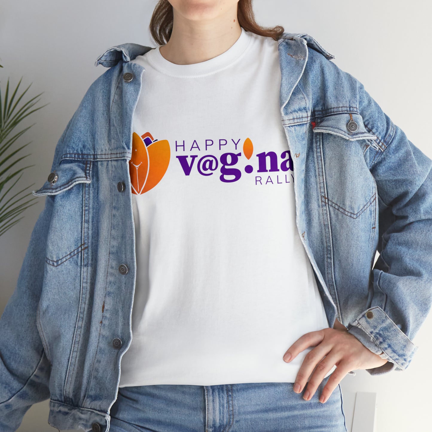 Happy V@G!NA Rally Unisex Heavy Cotton Tee