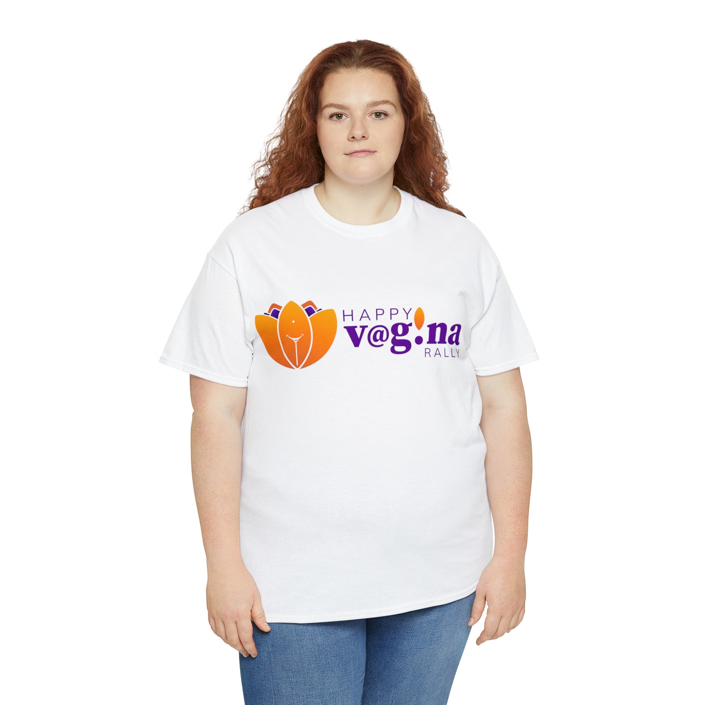 Happy V@G!NA Rally Unisex Heavy Cotton Tee