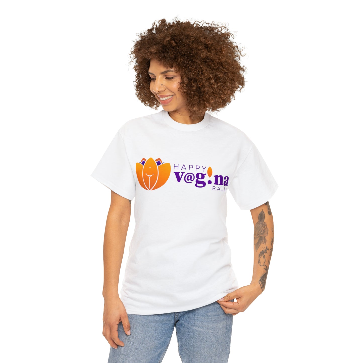 Happy V@G!NA Rally Unisex Heavy Cotton Tee