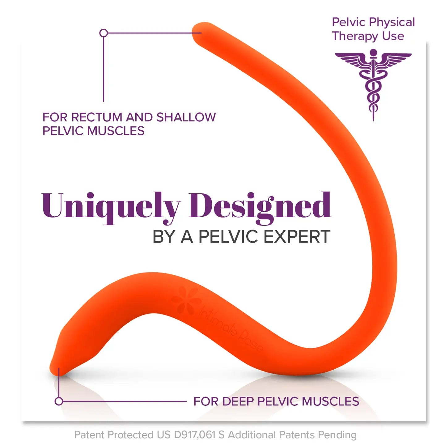 Bendable Pelvic Floor Wand & Massage Therapy Tool