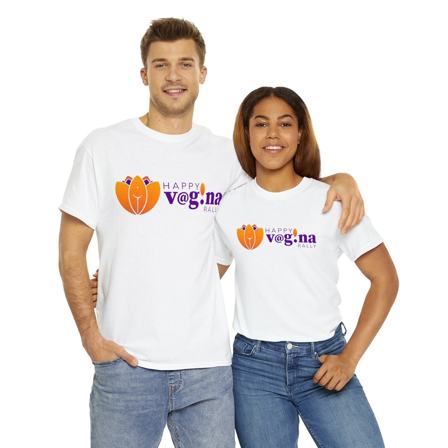 Happy V@G!NA Rally Unisex Heavy Cotton Tee