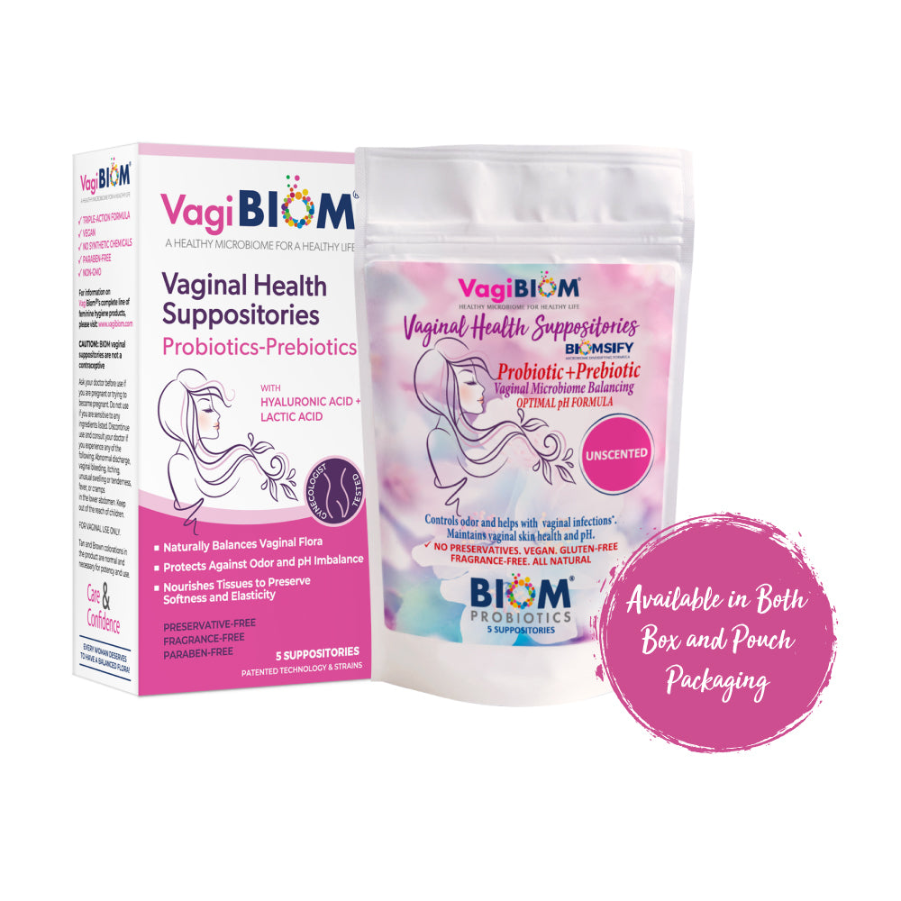 Biom Vaginal Probiotic Suppositories