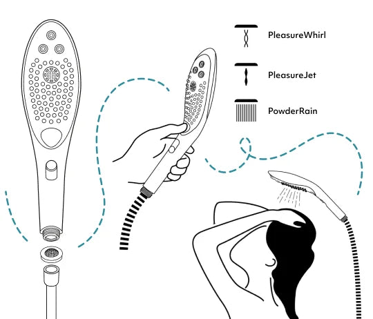 Wave Shower Head Massager
