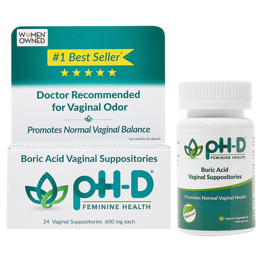 Ph D Boric Acid Suppositories | Vaginal Odor | The Pelvic Floor Store