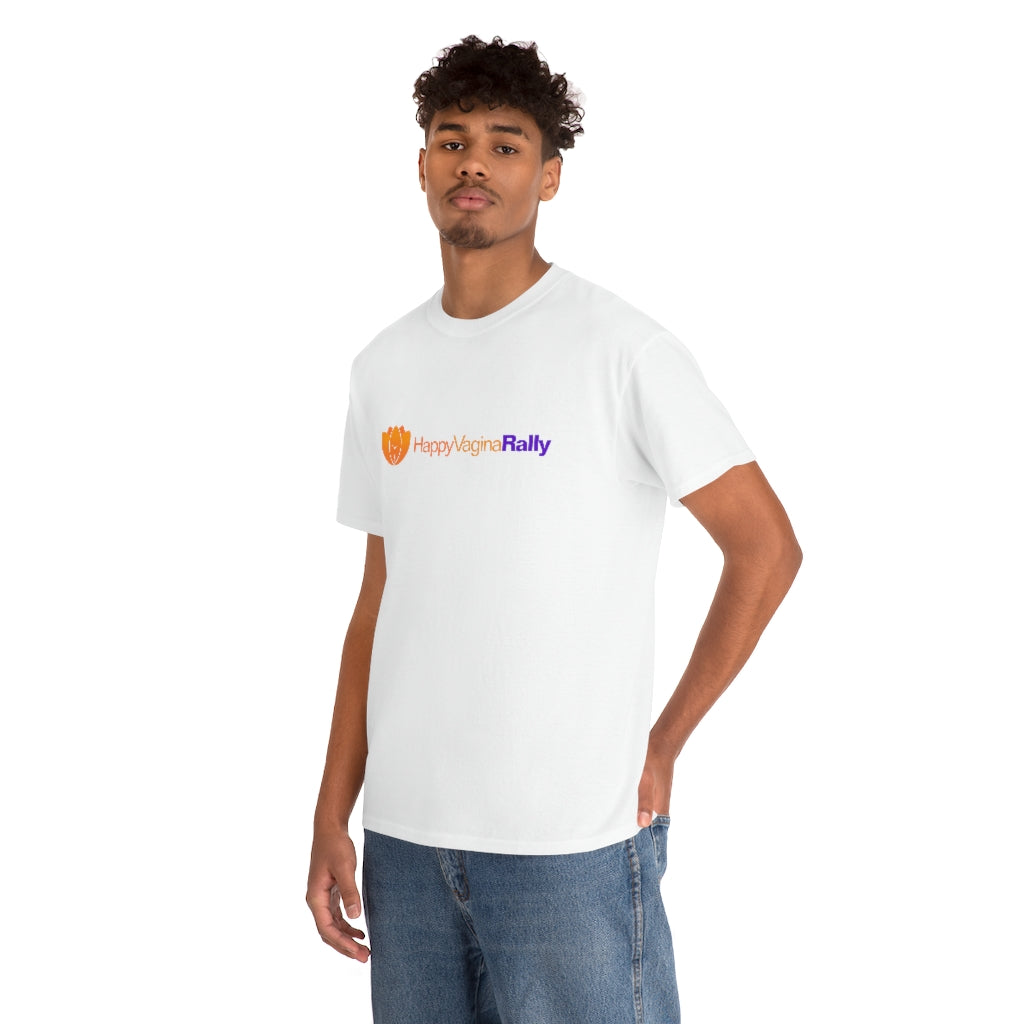 Happy Vagina Rally Logo Unisex Heavy Cotton Tee