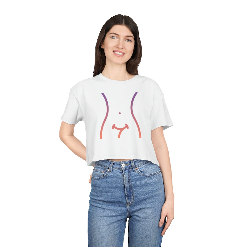 Happy Vagina Rally Women's Crop Tee