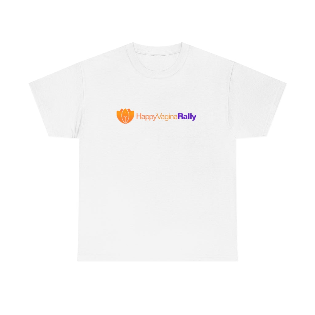 Happy Vagina Rally Logo Unisex Heavy Cotton Tee
