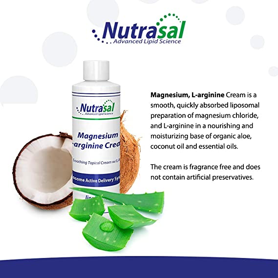 Liposomal Magnesium and L-Arginine Cream