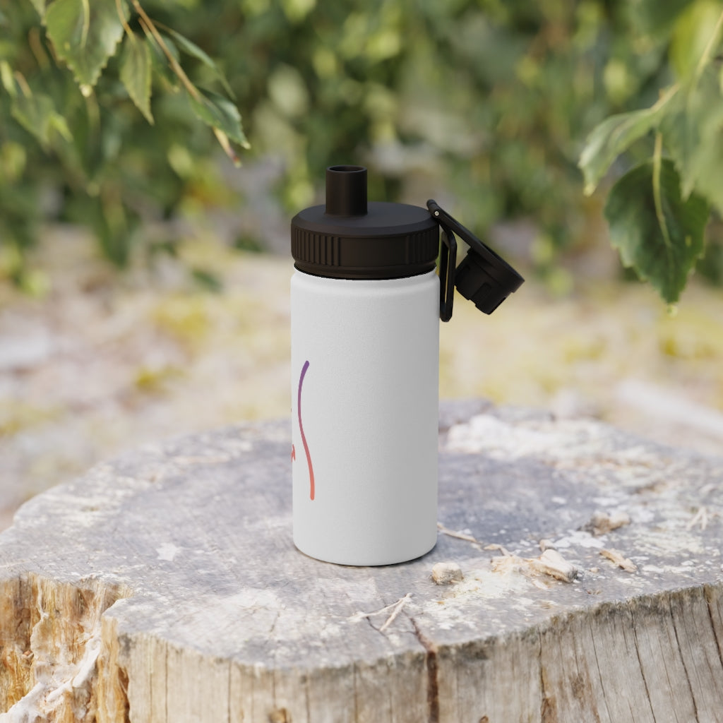 Happy Vagina Rally Stainless Steel Water Bottle, Sports Lid