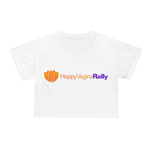 Happy Vagina Rally Logo Crop Tee