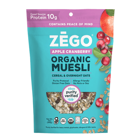 Bag of Zego Apple Cranberry Muesli