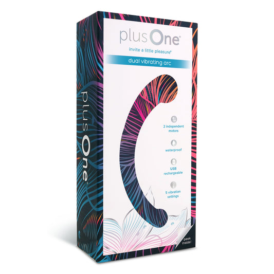 PlusOne Dual Vibrating Arc | Best Stimulation | The Pelvic Floor Store