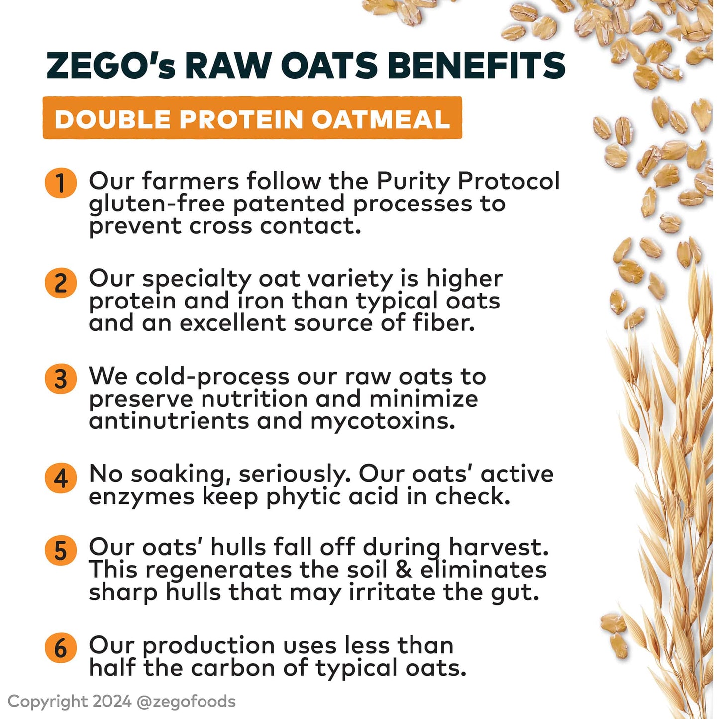 Toxin Free Oats by Zego