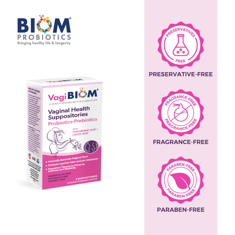 Supositorios probióticos vaginales Biom 