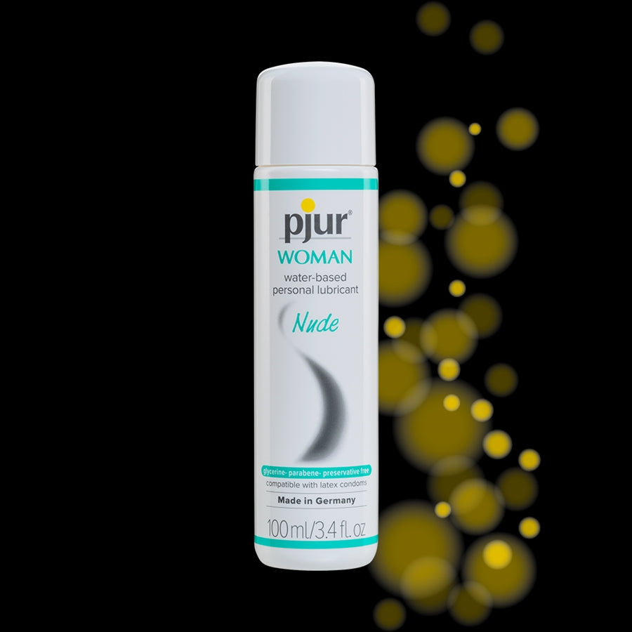 pjur Woman- Nude 水性潤滑劑 3.4 盎司瓶裝