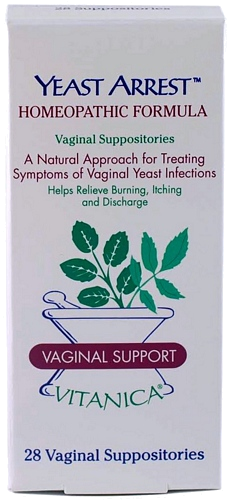 Vitanica Yeast Arrest  14 Suppository Count